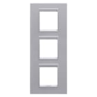 Gewiss - PLAQUE LUX 2+2+2P V TITANE