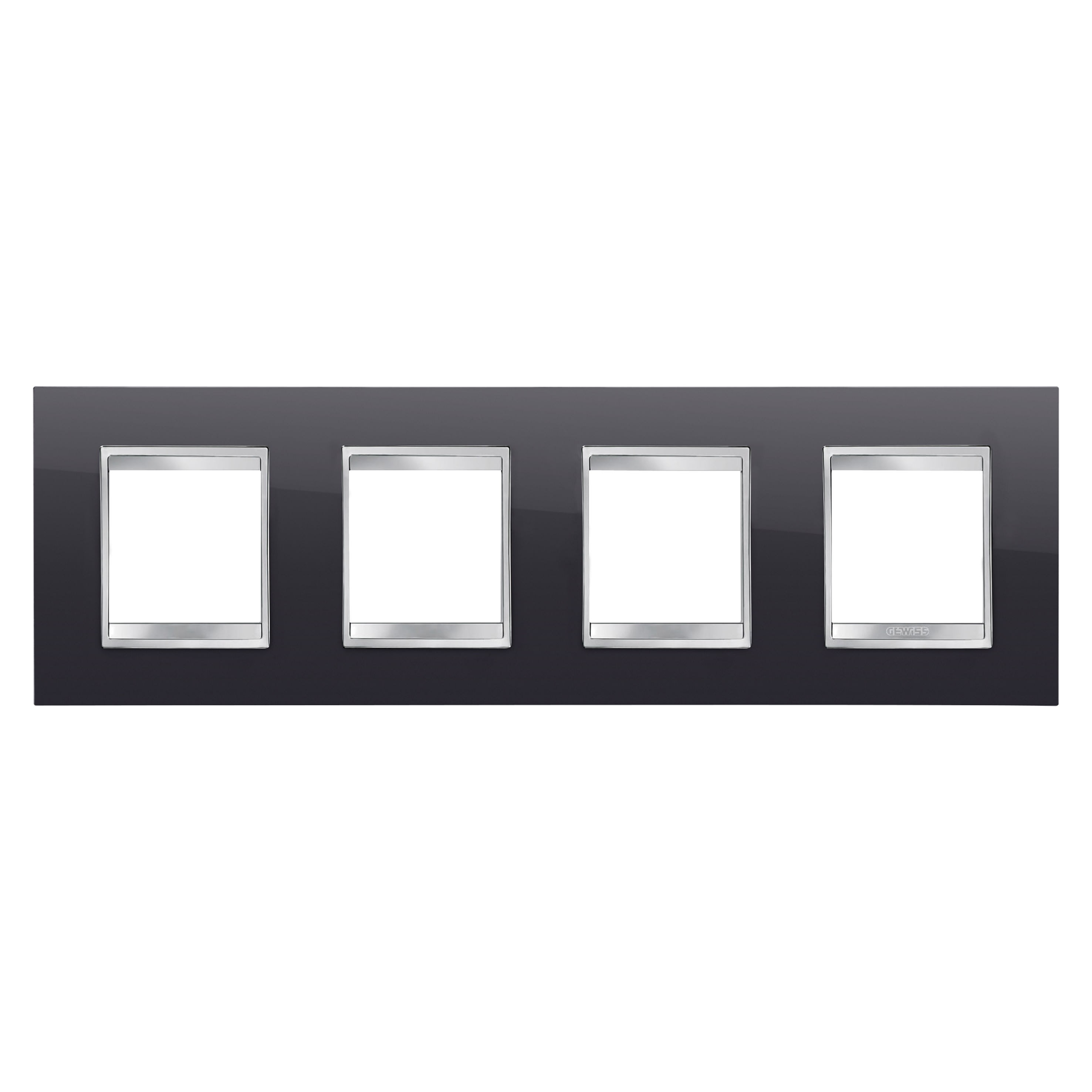 Gewiss - PLAQUE APPAREILLAGE LUX INT. 2+2+2+2P H NO TONER - GW16228TN