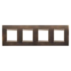 Gewiss - PLAQUE LUX 2+2+2+2P H MÉTAL LAITON