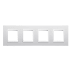 Gewiss - PLAQUE APPAREILLAGE LUX INT. 2+2+2+2P H.MONOCHROME BL - GW16228YB