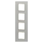 Gewiss - PLAQUE LUX 2+2+2+2P V VERRE NATUREL