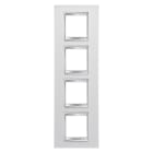 Gewiss - PLAQUE LUX INT. 2+2+2+2P V BL CRÈME