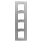 Gewiss - PLAQUE LUX INT. 2+2+2+2P V TITANE