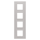 Gewiss - PLAQUE APPAREILLAGE LUX 2+2+2+2P V MÉTAL BEIGE - GW16229XL