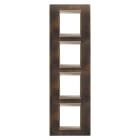 Gewiss - PLAQUE APPAREILLAGE LUX 2+2+2+2P V MÉTAL LAITON - GW16229XQ