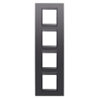 Gewiss - PLAQUE LUX 2+2+2+2P V ARDOISE ABSOLUE