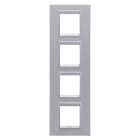 Gewiss - PLAQUE LUX 2+2+2+2P V TITANE