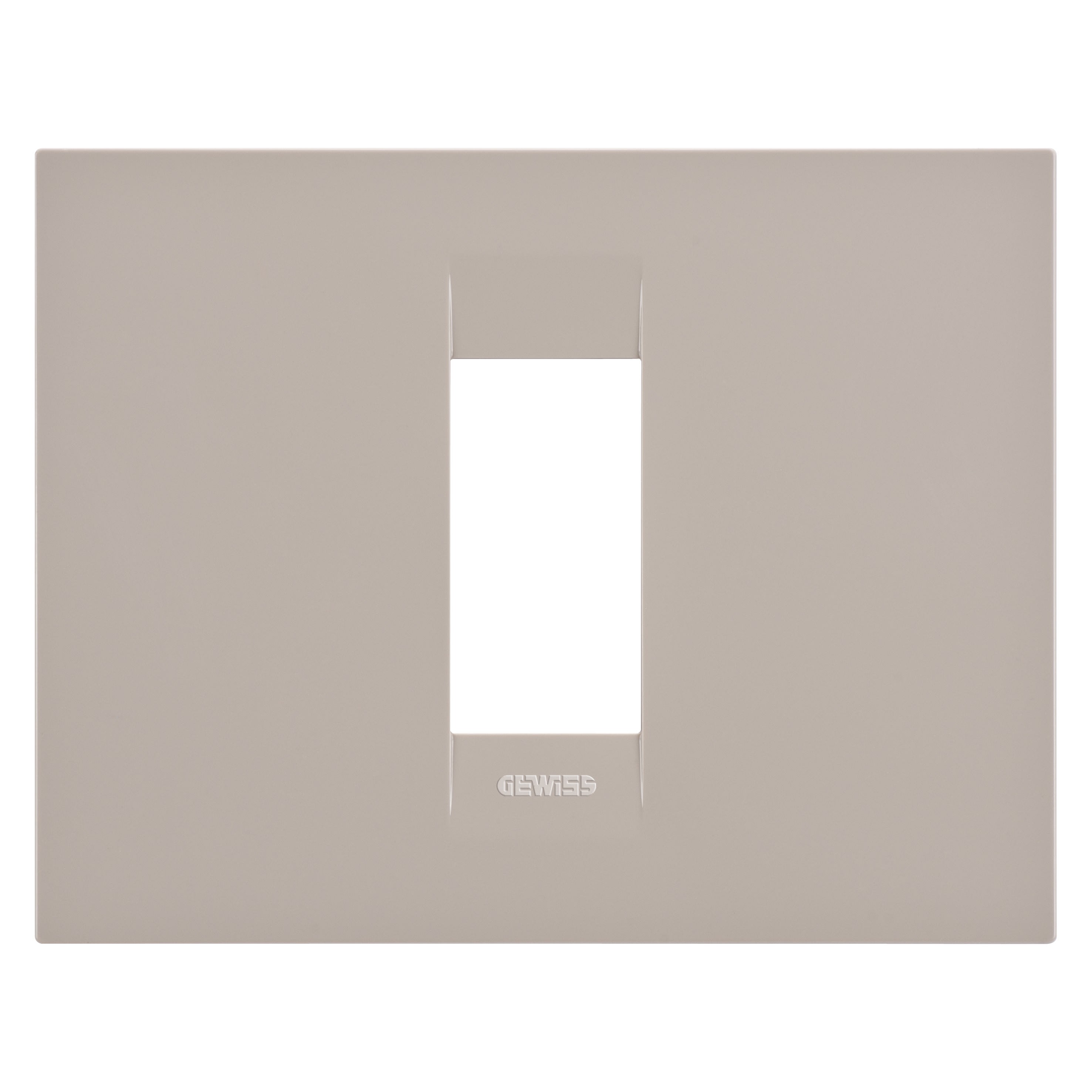 Gewiss - PLAQUE GEO 1P CHANVRE