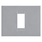 Gewiss - PLAQUE GEO 1P TITANE