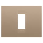Gewiss - PLAQUE GEO RECTANGULAIRE 1P CUIVRE DOUX
