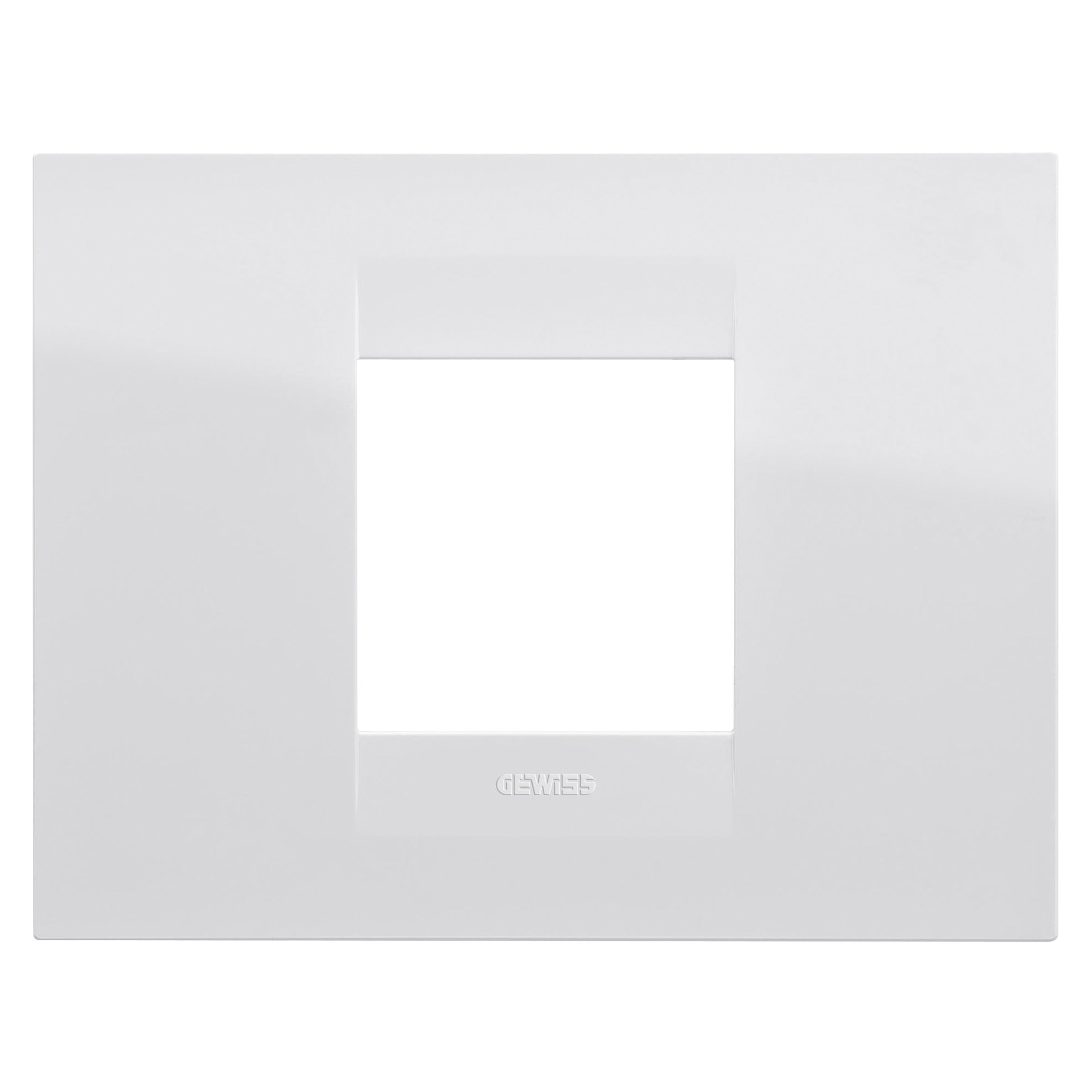 Gewiss - PLAQUE APPAREILLAGE GEO 2P BL - GW16402TB