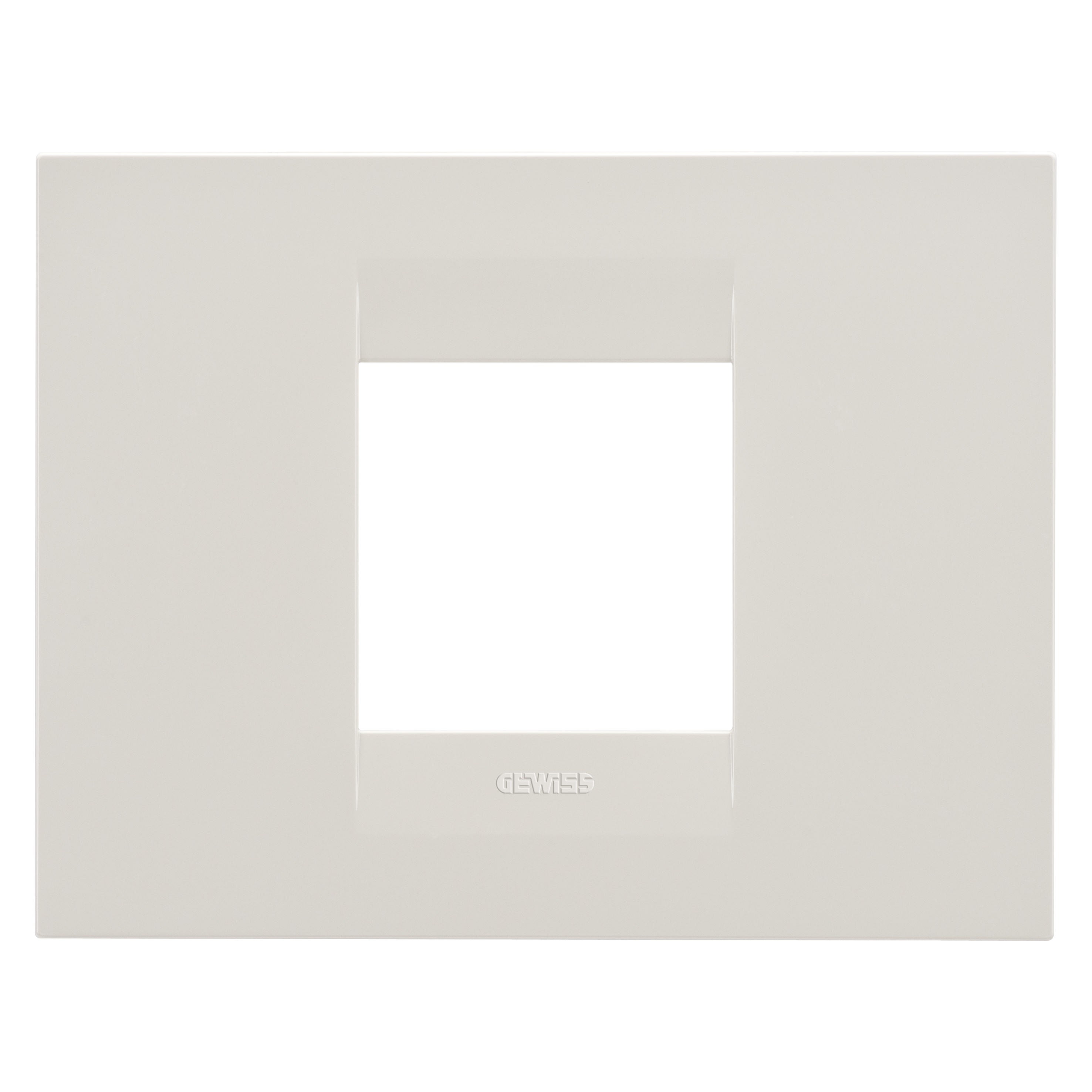 Gewiss - PLAQUE GEO 2P IVOIRE