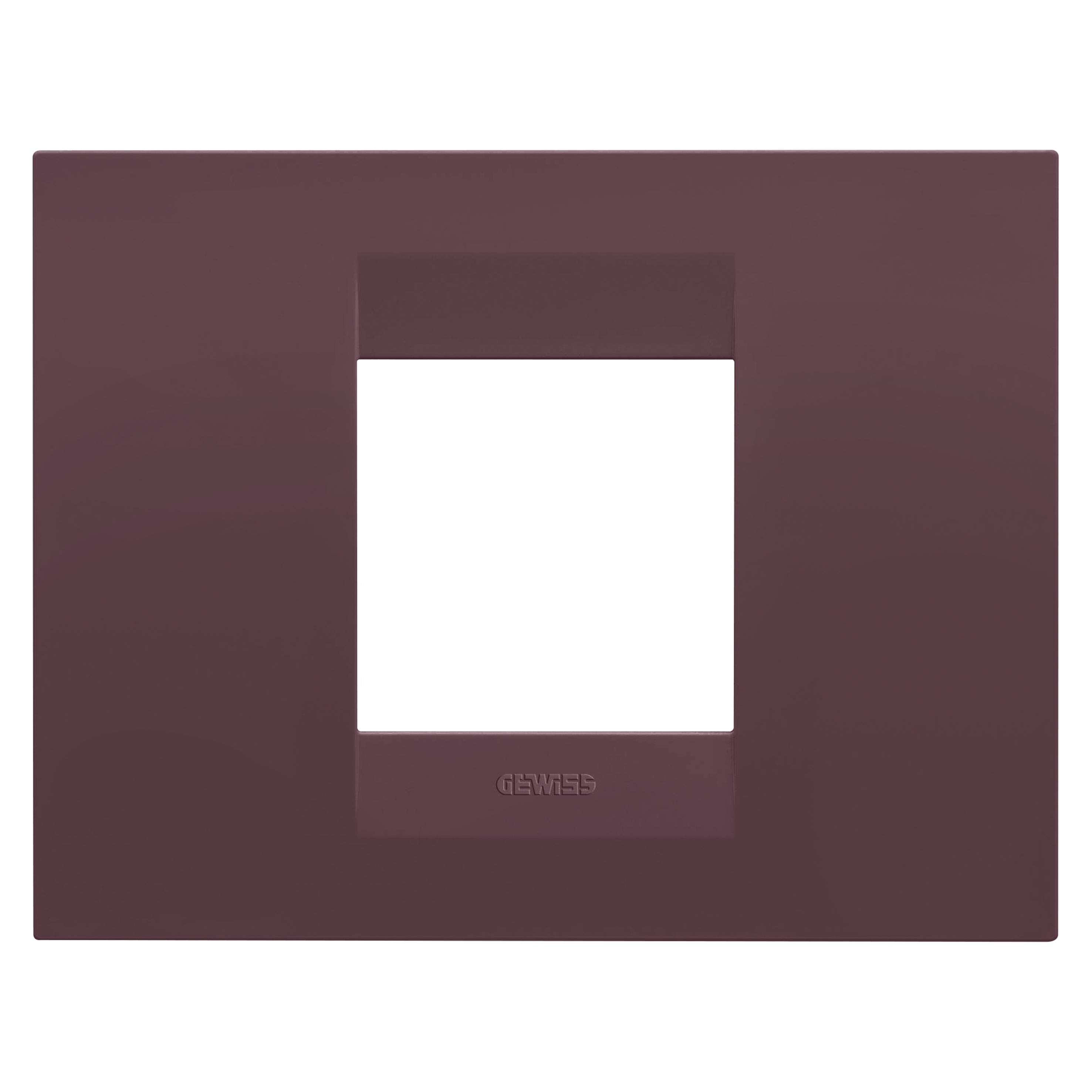 Gewiss - PLAQUE GEO RECT. 2P ROUGE TOSCANE