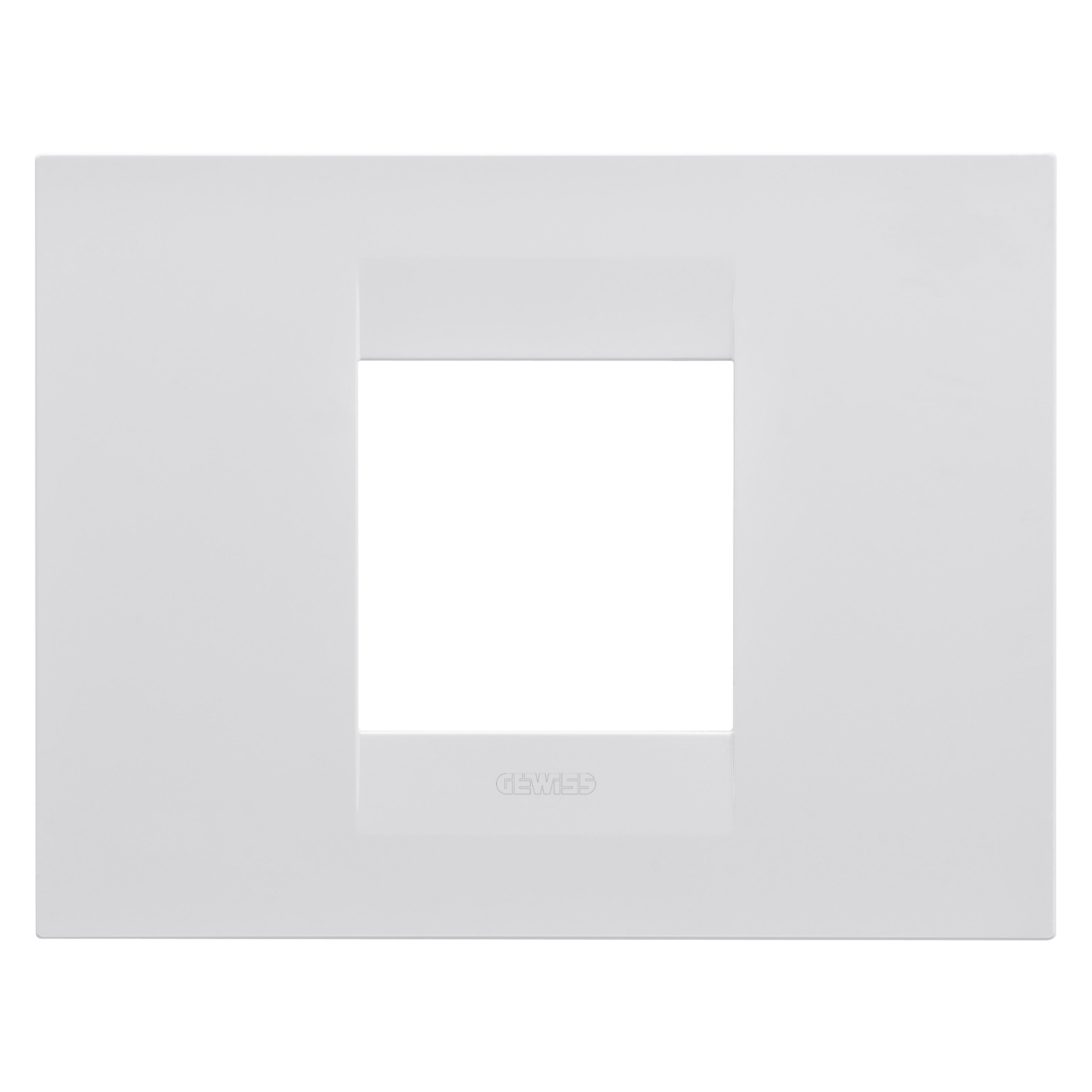 Gewiss - PLAQUE GEO 2P BL SATIN