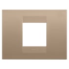 Gewiss - PLAQUE GEO RECTANGULAIRE 2P CUIVRE DOUX