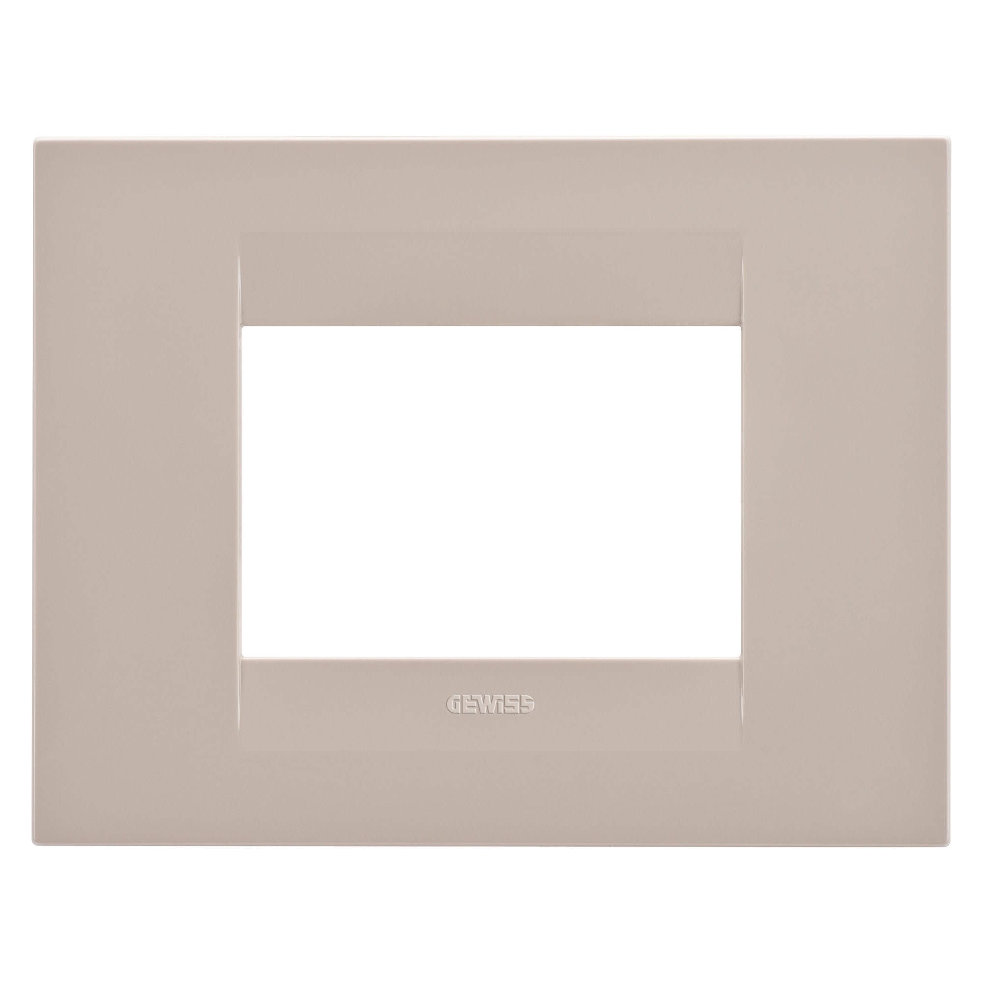 Gewiss - PLAQUE GEO 3P CHANVRE