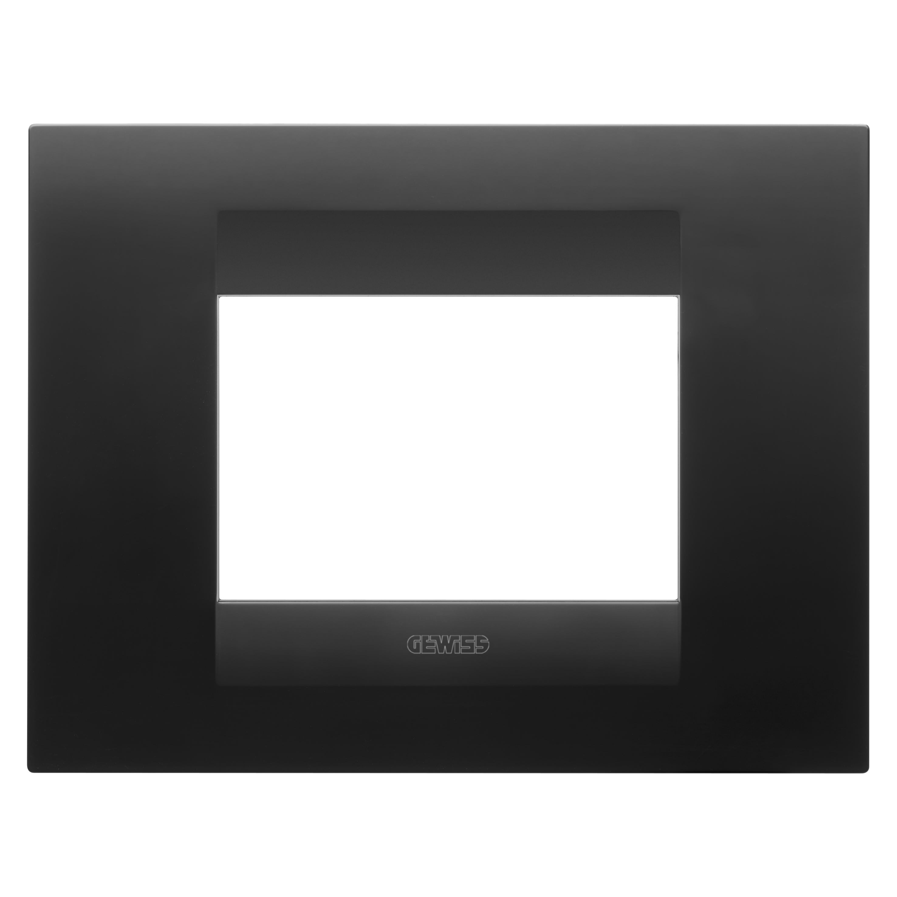 Gewiss - PLAQUE GEO 3P NO SATINÉ