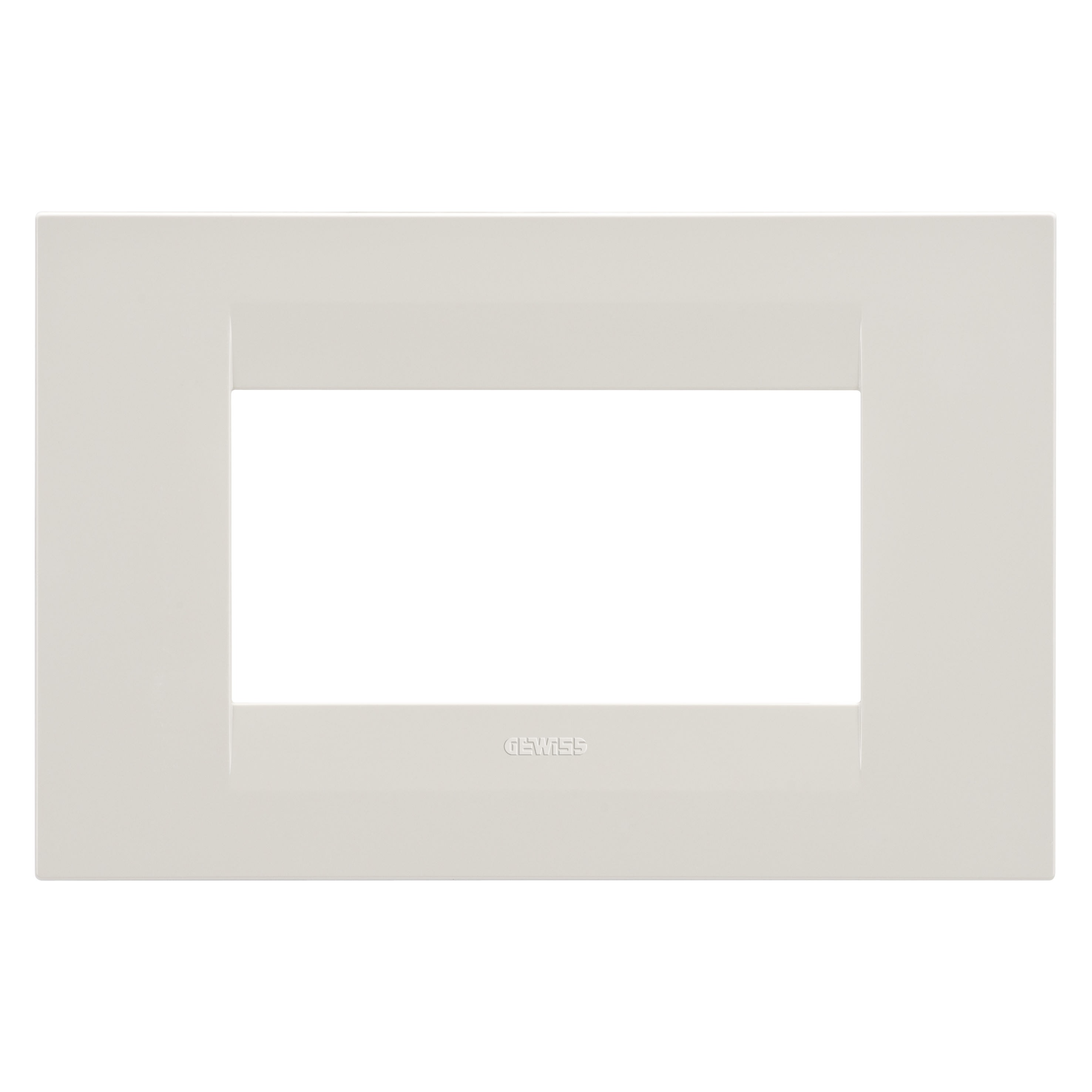Gewiss - PLAQUE GEO 4P IVOIRE