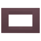 Gewiss - PLAQUE GEO RECT. 4P ROUGE TOSCANE