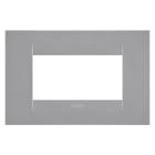 Gewiss - PLAQUE APPAREILLAGE GEO 4P TITANE - GW16404VT