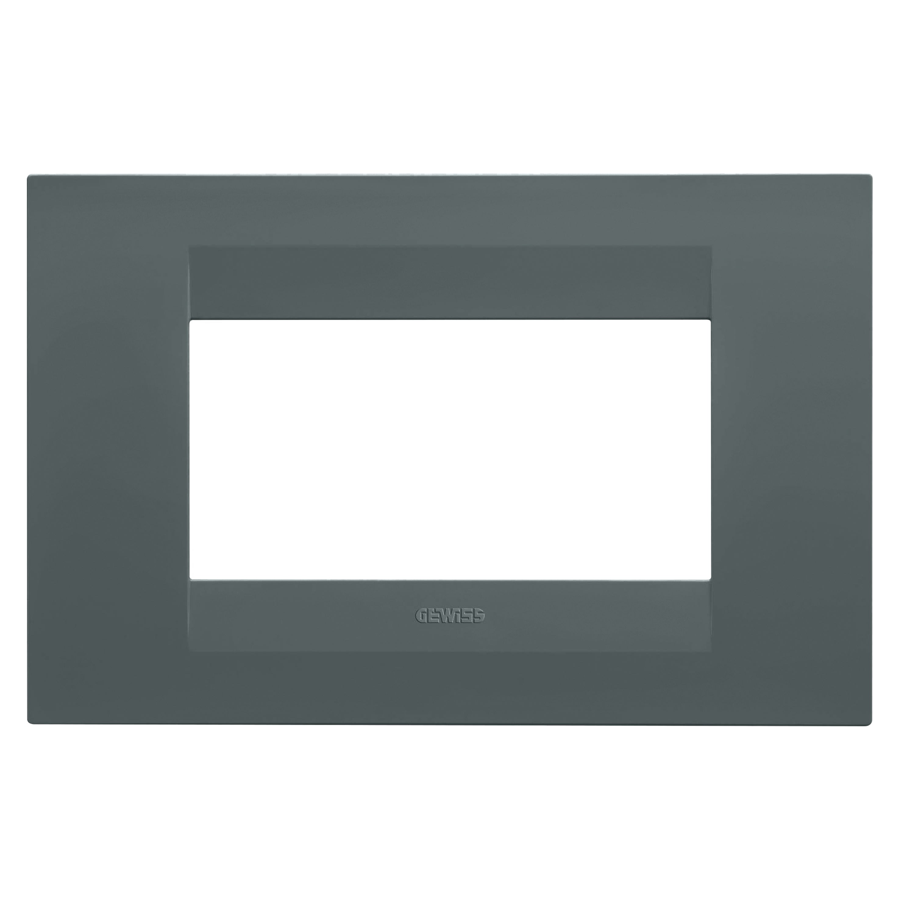 Gewiss - PLAQUE GEO RECTANGULAIRE 4P SARCELLE