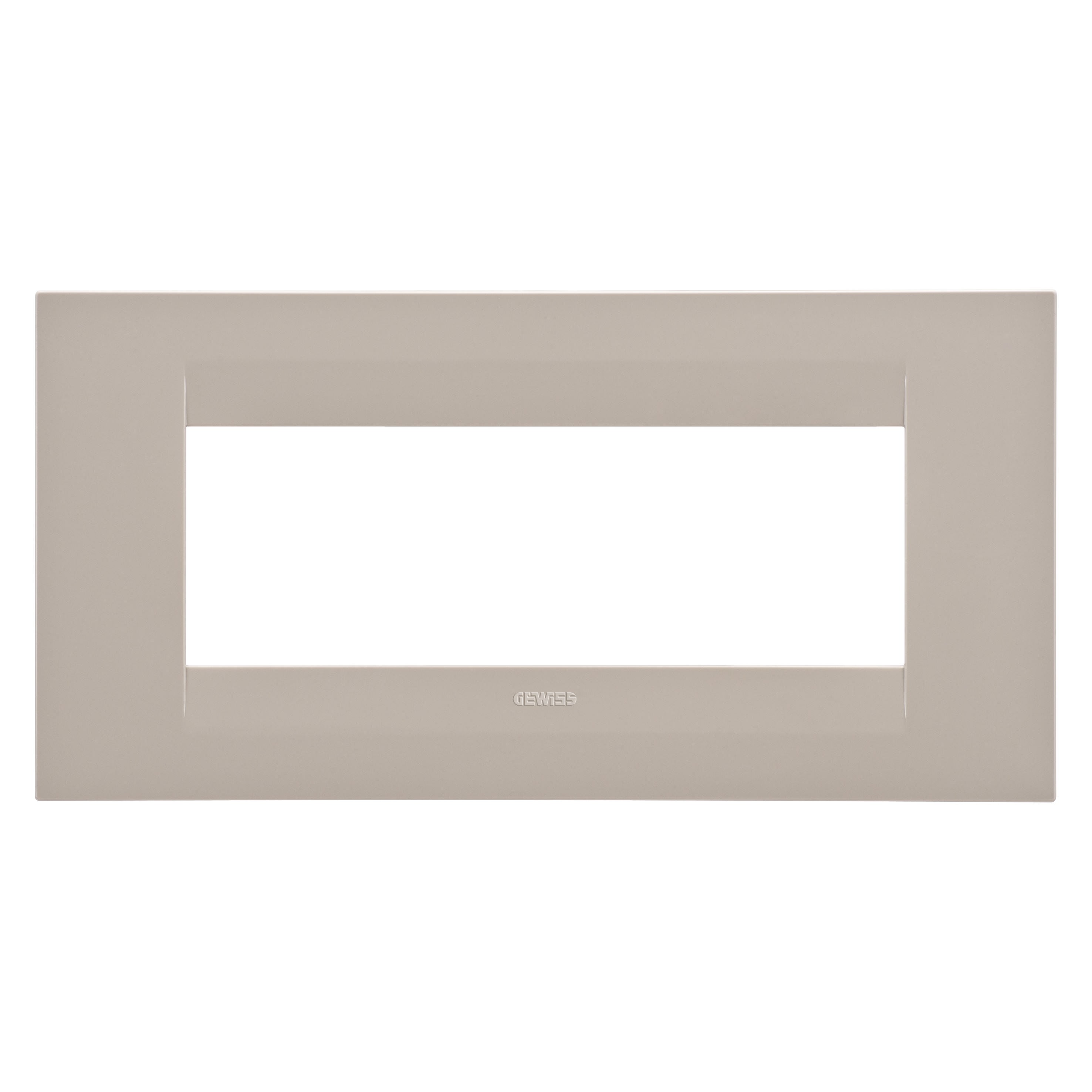 Gewiss - PLAQUE GEO 6P CHANVRE