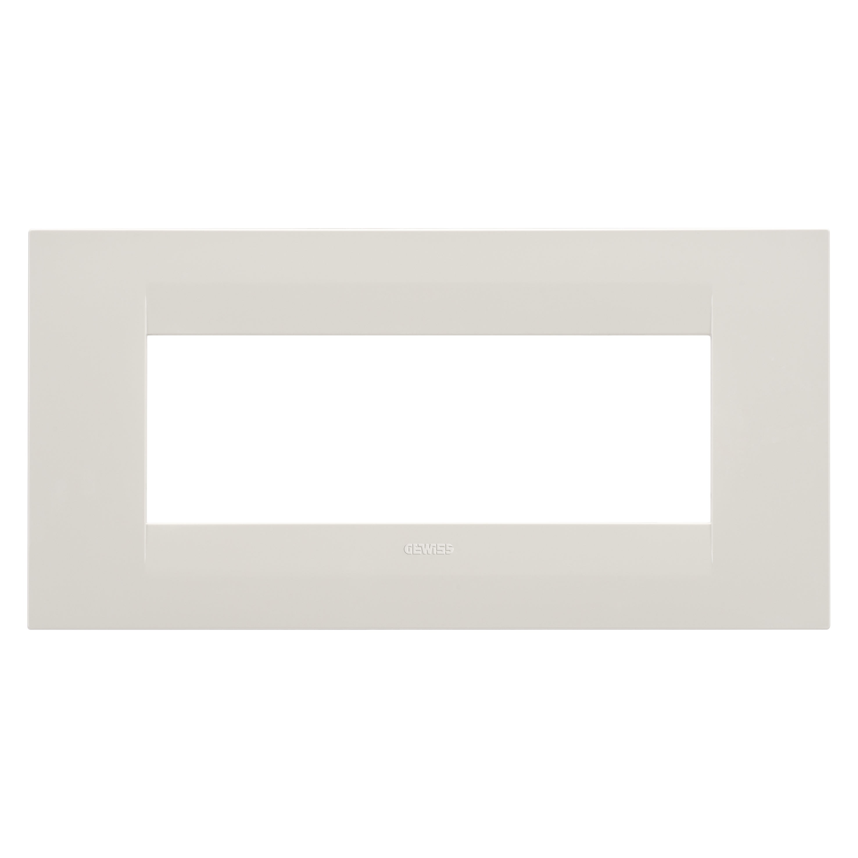 Gewiss - PLAQUE APPAREILLAGE GEO 6P IVOIRE - GW16406TI