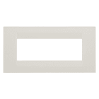 Gewiss - PLAQUE APPAREILLAGE GEO 6P IVOIRE - GW16406TI