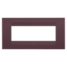 Gewiss - PLAQUE GEO RECT. 6P ROUGE TOSCANE
