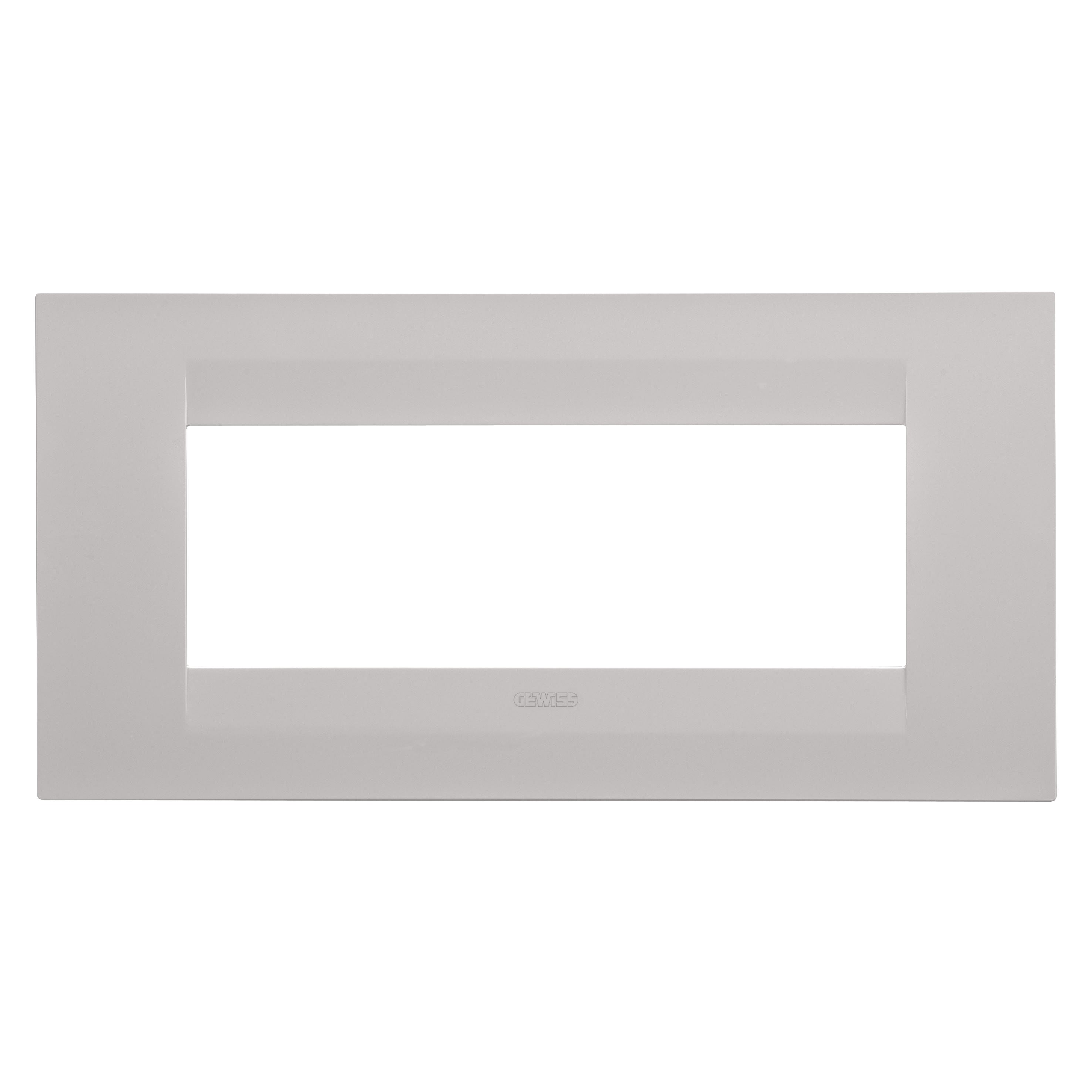 Gewiss - PLAQUE GEO 6P NATUREL BEIGE SATIN
