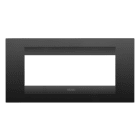 Gewiss - PLAQUE APPAREILLAGE GEO 6P NO SATINÉ - GW16406VN