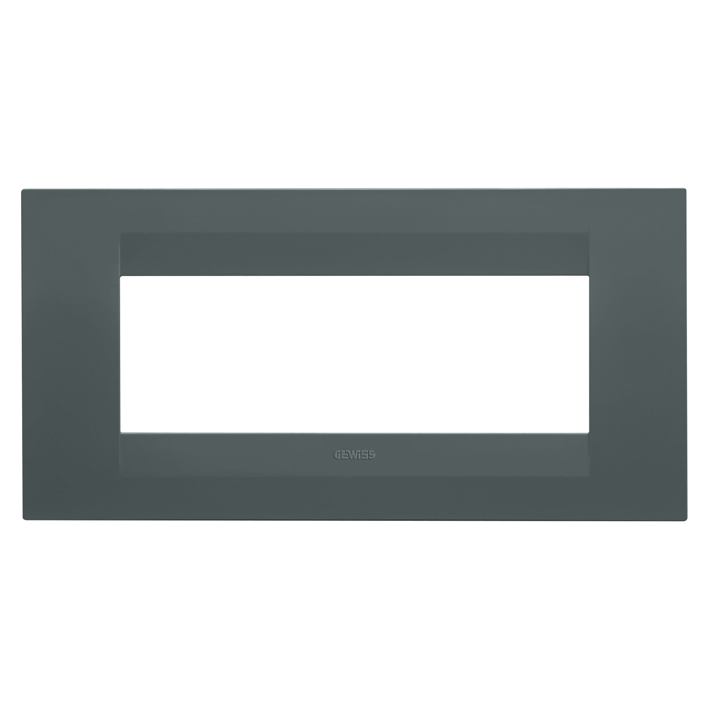 Gewiss - PLAQUE GEO RECTANGULAIRE 6P SARCELLE