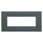 Gewiss - PLAQUE GEO RECTANGULAIRE 6P SARCELLE