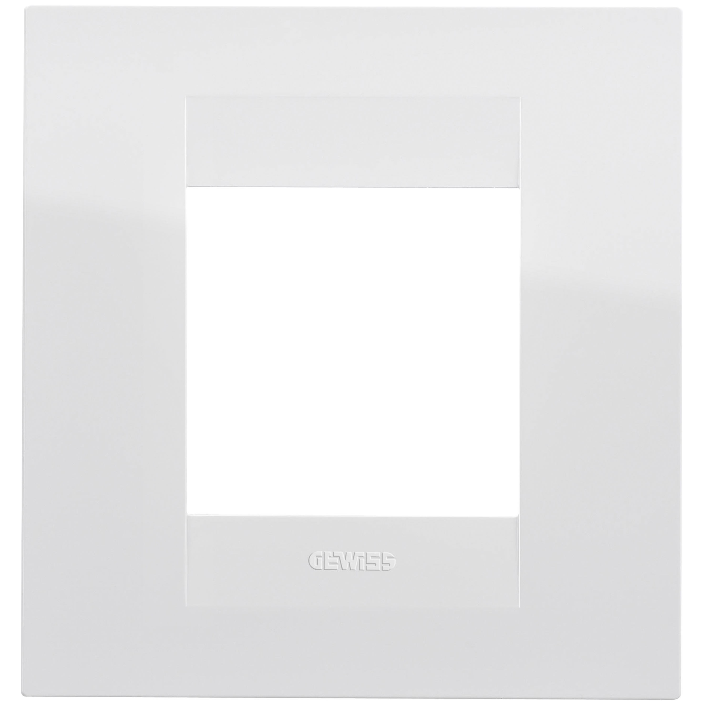 Gewiss - PLAQUE GEO INT. 2P BL CRÈME