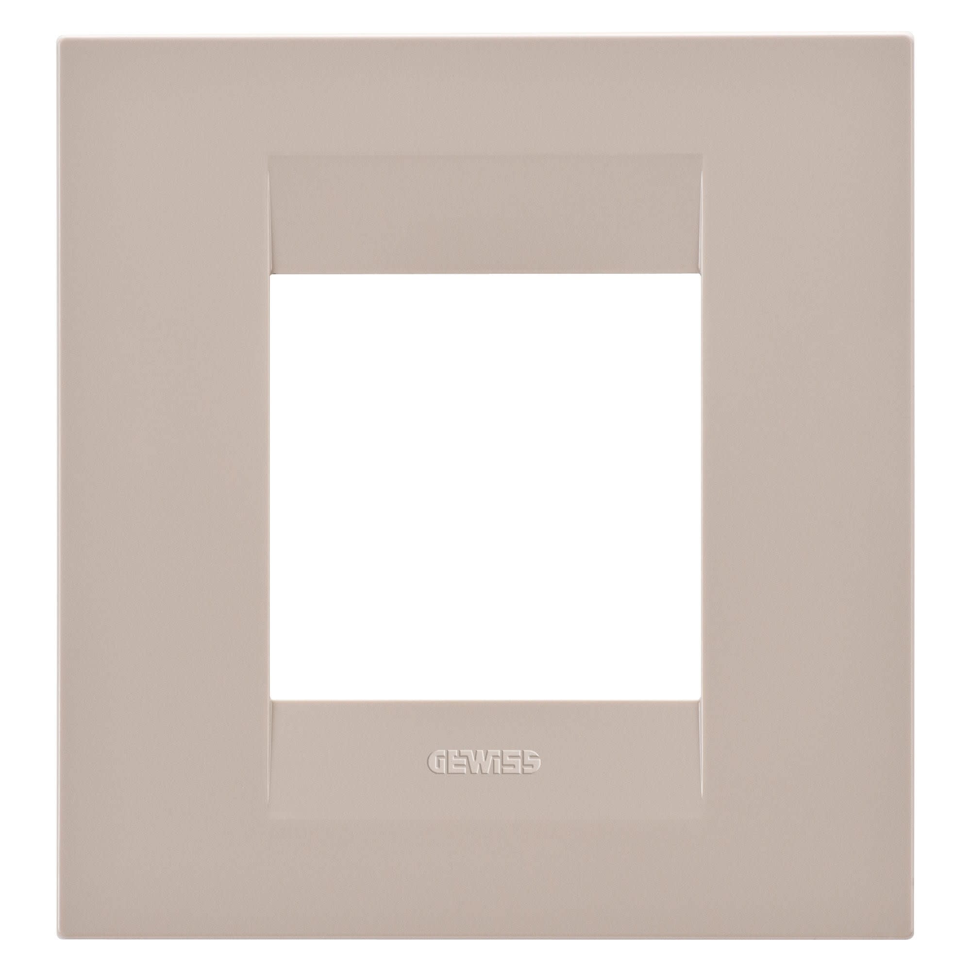 Gewiss - PLAQUE GEO INT. 2P CHANVRE