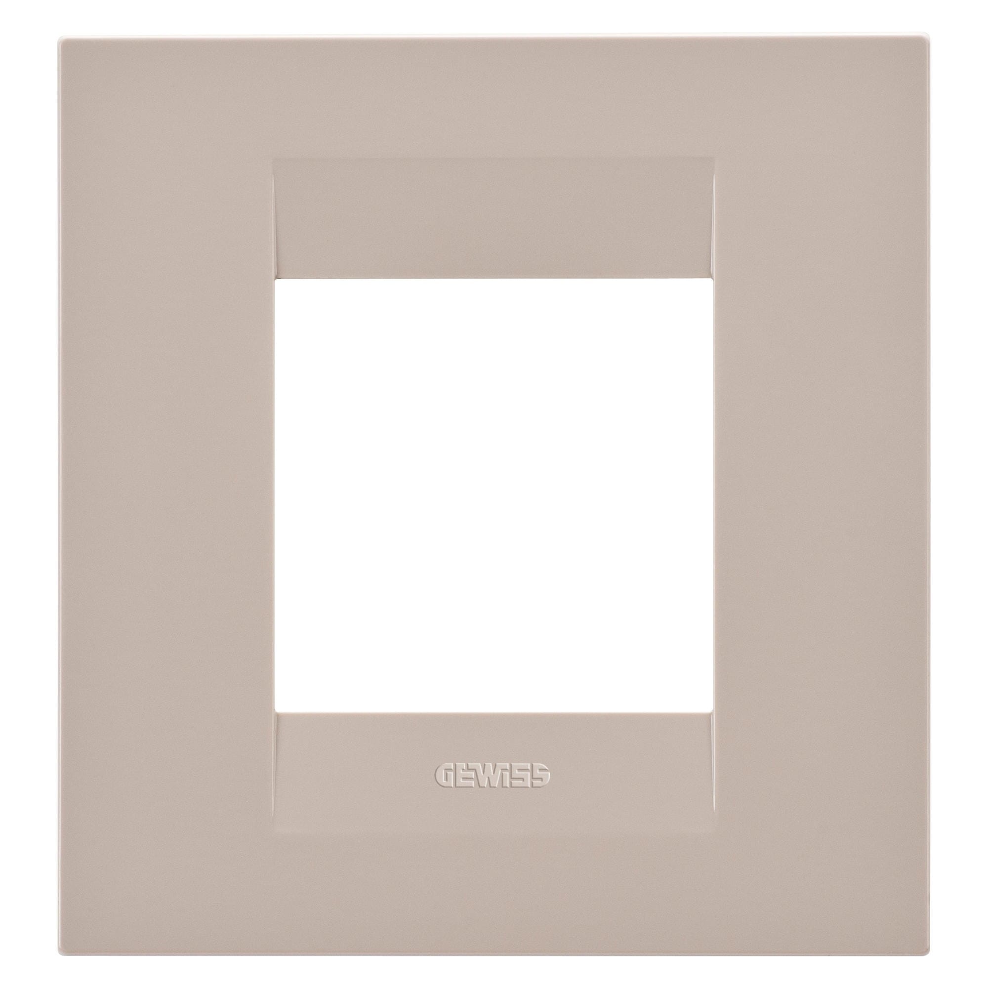 Gewiss - PLAQUE APPAREILLAGE GEO INT. 2P CHANVRE - GW16422TC