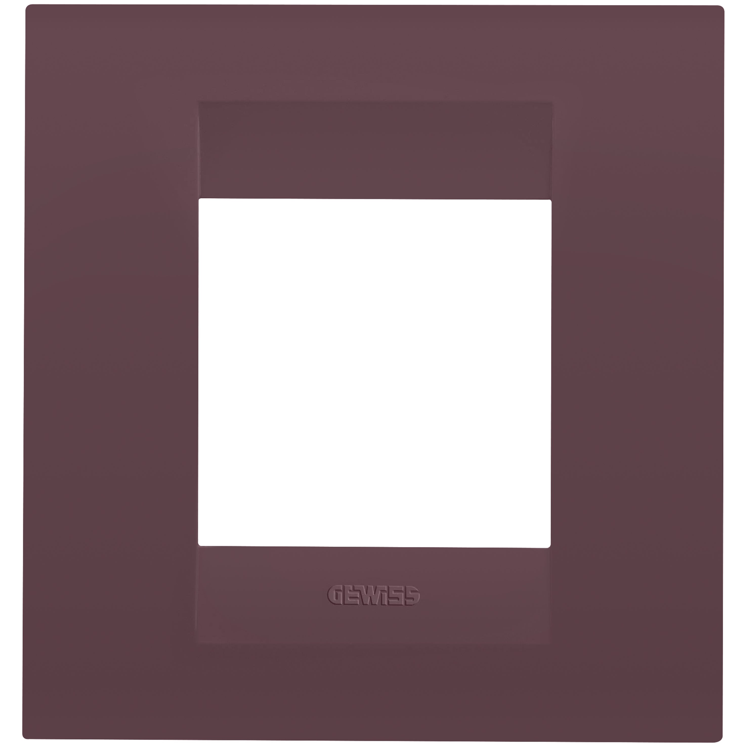 Gewiss - PLAQUE GEO 2P ROUGE TOSCANE