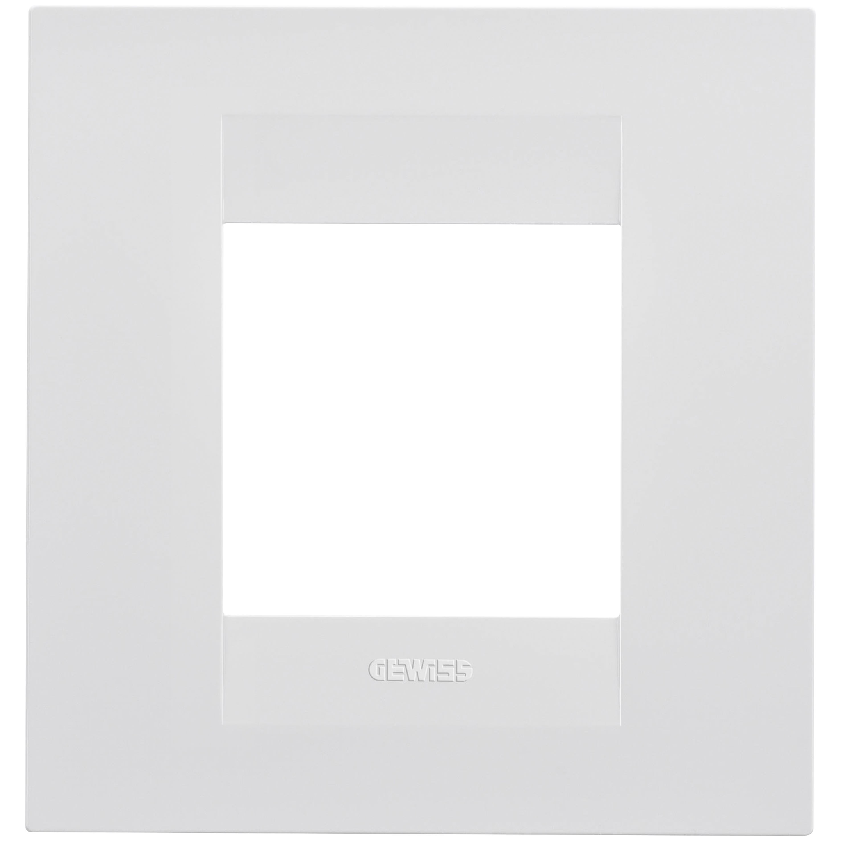Gewiss - PLAQUE APPAREILLAGE GEO 2P BLANC SATIN - GW16422VW
