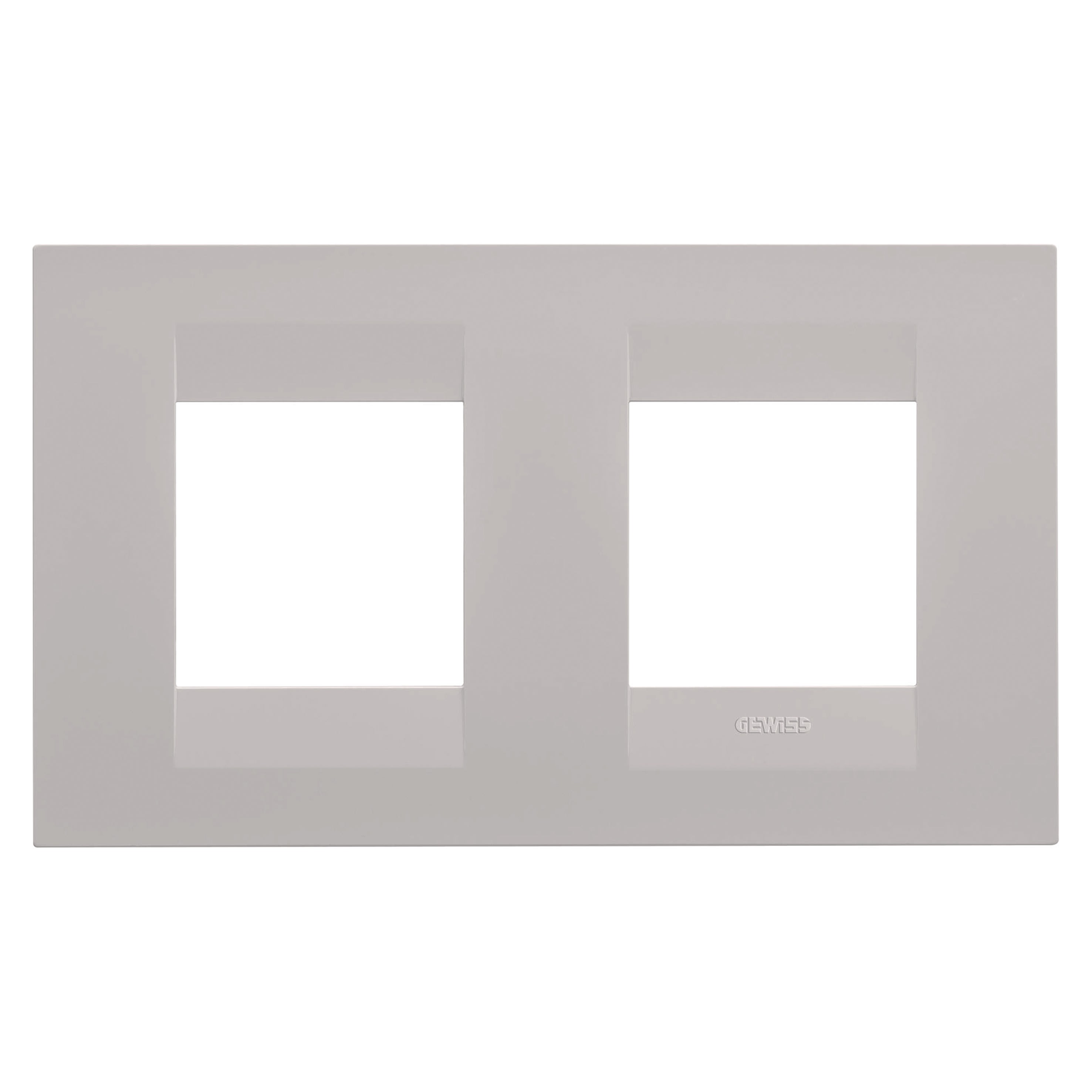 Gewiss - PLAQUE GEO 2+2P H BEIGE NATUREL