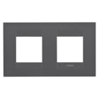 Gewiss - PLACCA GEO INT.2+2P O.NERO SATINATO - GW16423VN