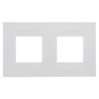 Gewiss - PLAQUE APPAREILLAGE GEO 2+2P H BLANC SATIN - GW16423VW