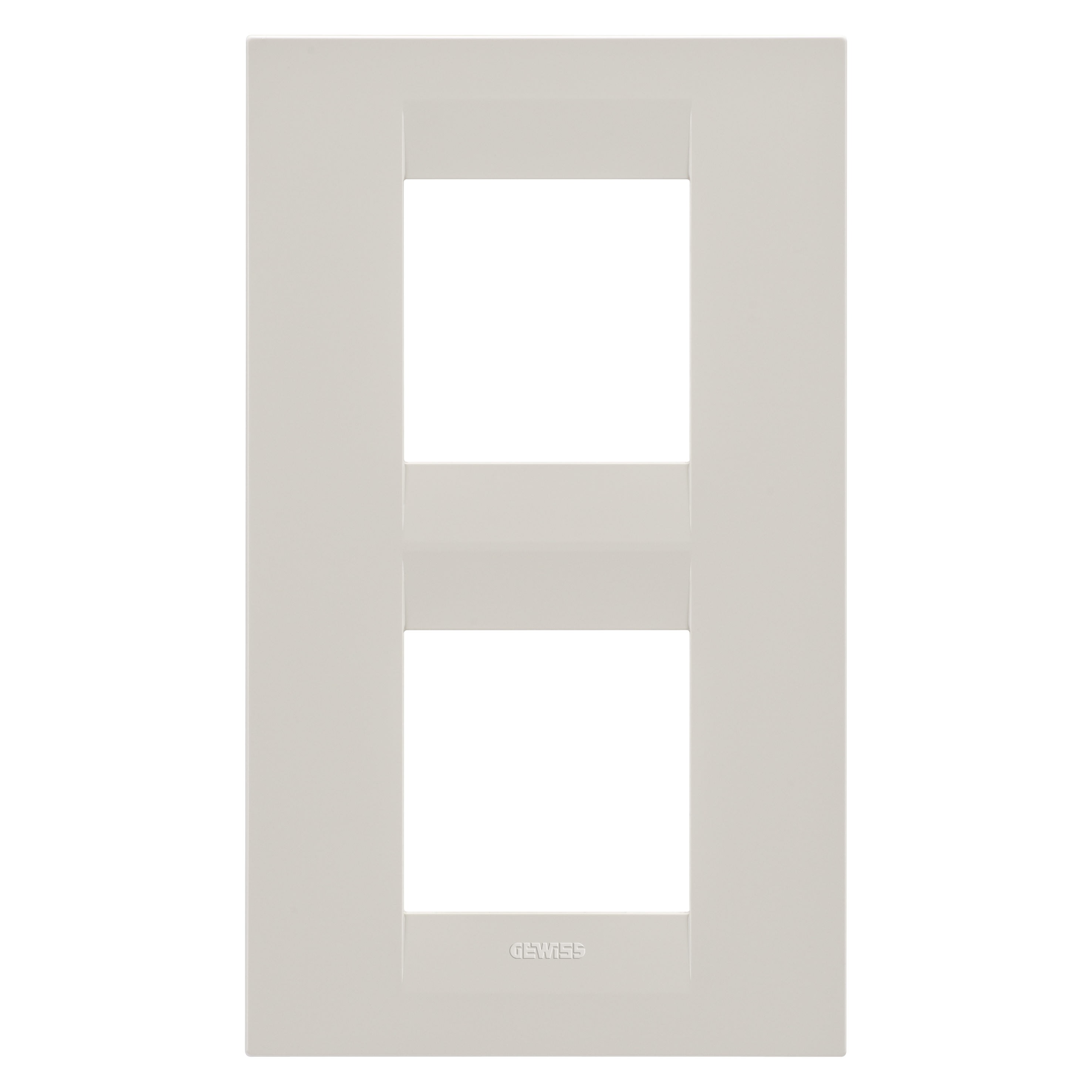Gewiss - PLAQUE GEO INT. 2+2P V.E. 71 IVOIRE