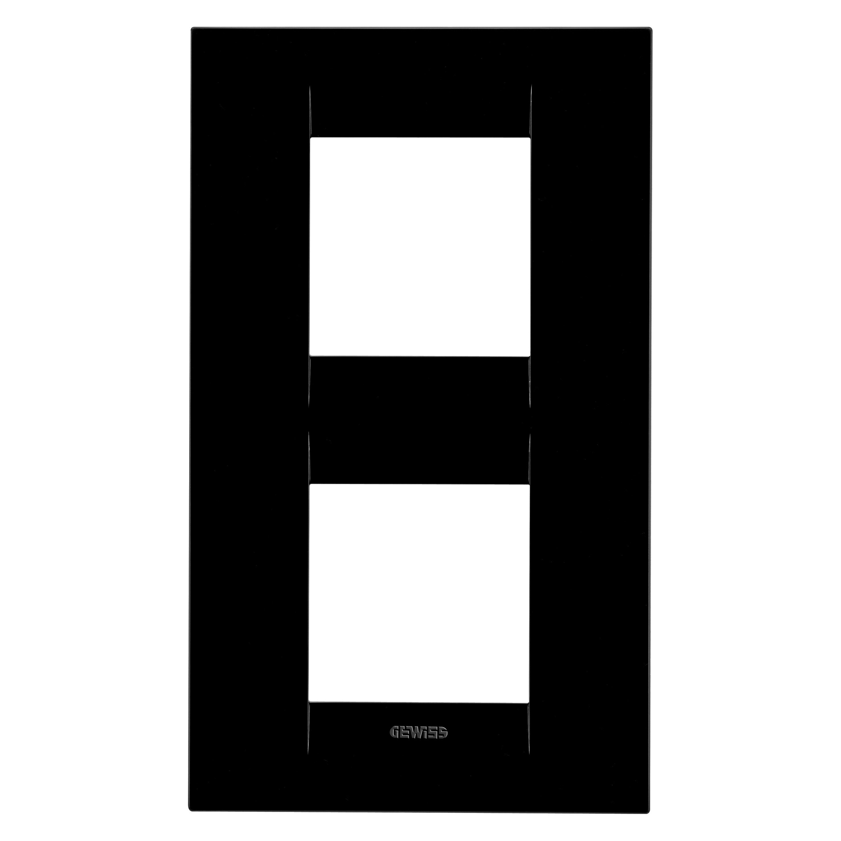 Gewiss - PLAQUE APPAREILLAGE GEO INT. 2+2P V.E. 71 NO TONER - GW16424TN