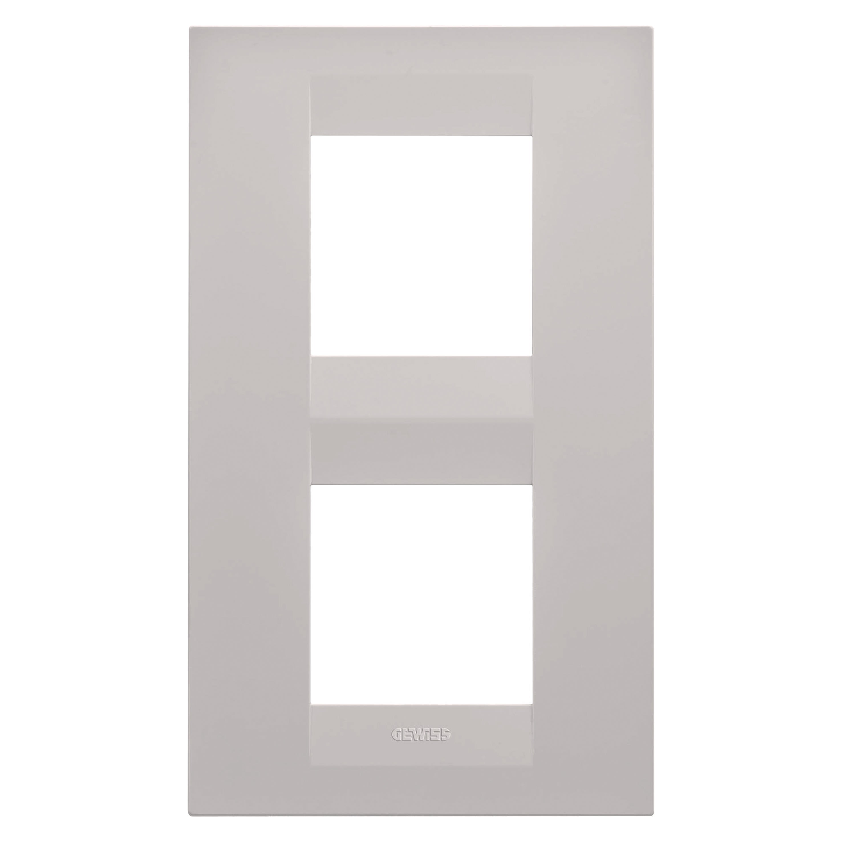 Gewiss - PLAQUE GEO 2+2P V BEIGE NATUREL