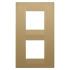 Gewiss - PLAQUE APPAREILLAGE GEO 2+2P V OR - GW16424VO