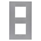 Gewiss - PLAQUE GEO INT. 2+2P V.E. 71 TITANE