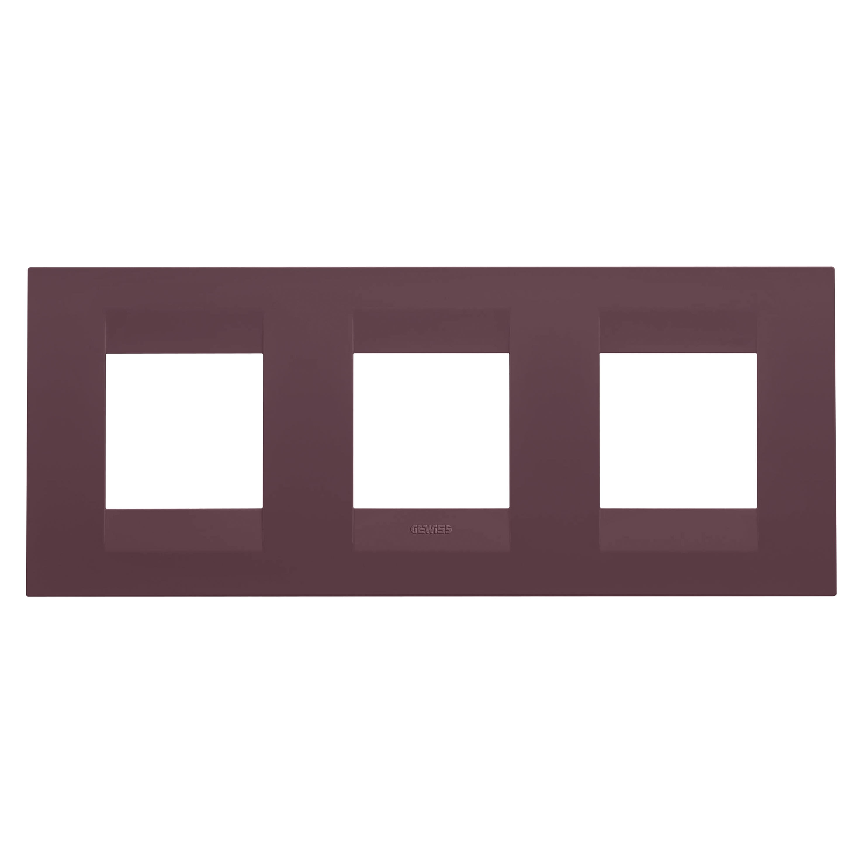 Gewiss - PLAQUE GEO 2+2+2P H ROUGE TOSCANE