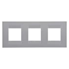 Gewiss - PLAQUE GEO INT. 2+2+2P H TITANE