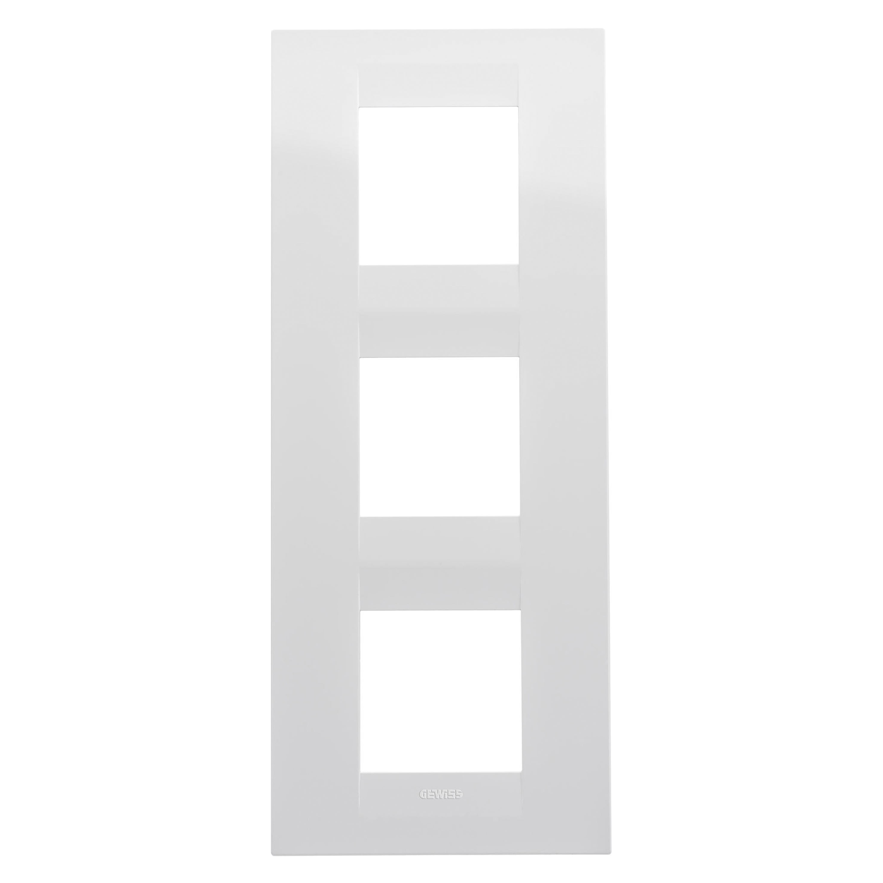 Gewiss - PLAQUE GEO INT. 2+2+2P V CRÈME