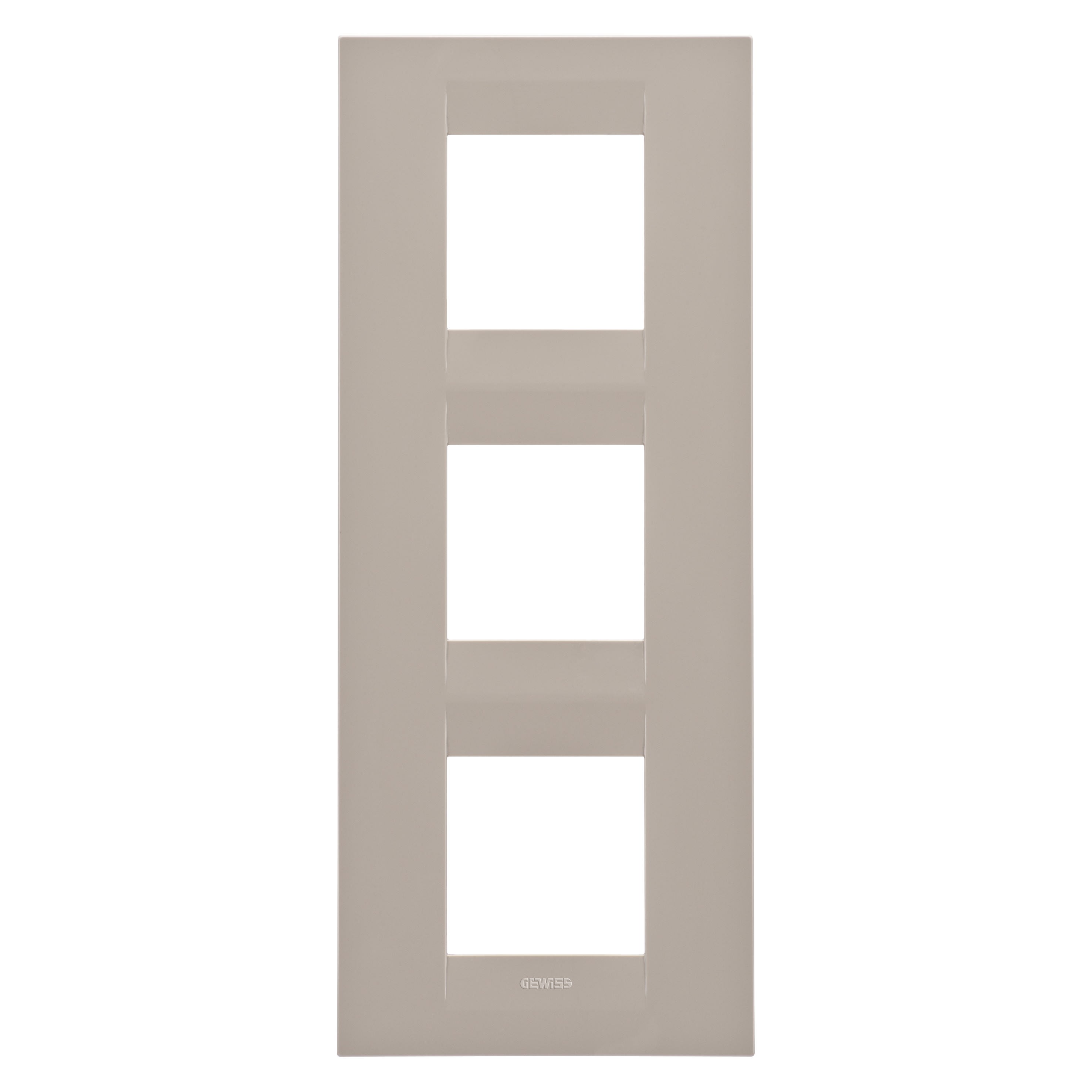 Gewiss - PLAQUE APPAREILLAGE GEO INT. 2+2+2P V CHANVRE - GW16427TC